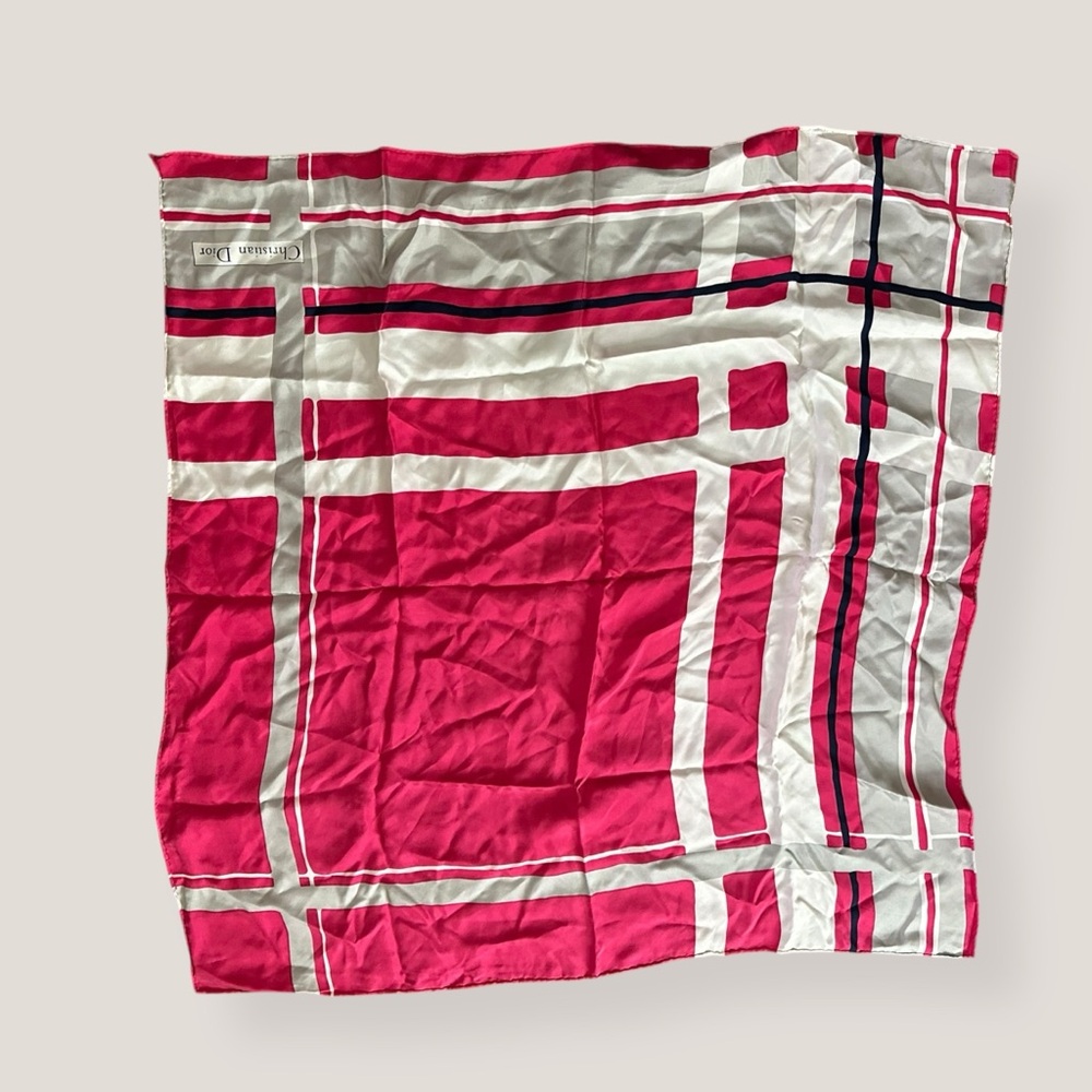 Christian Dior silk scarf